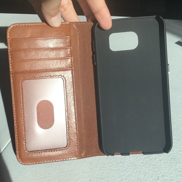 Samsung Galaxy Note 6 Leather Wallet Folio (L) - Picture 3 of 7